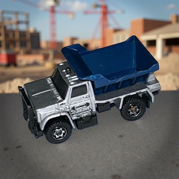 Vintage 1990 Matchbox Plow Master Highway Maintenance Truck Silver Metallic - Picture 1 of 6